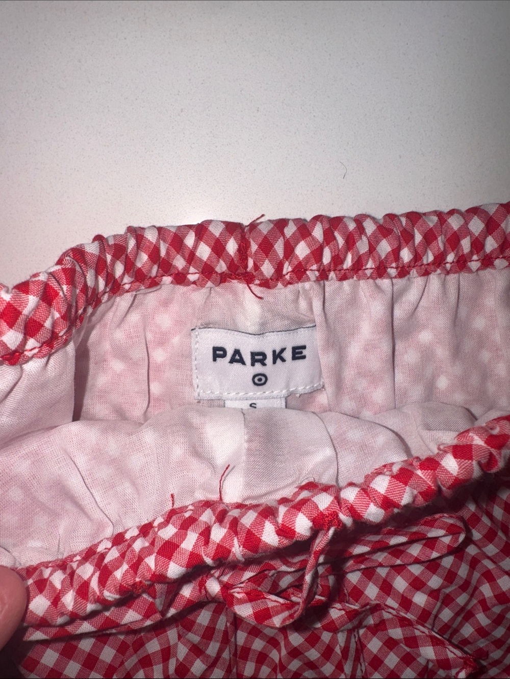 PARKE X TARGET Shorts with Ruffle Trim SIZE SMALL NEW - Picture 2 of 5